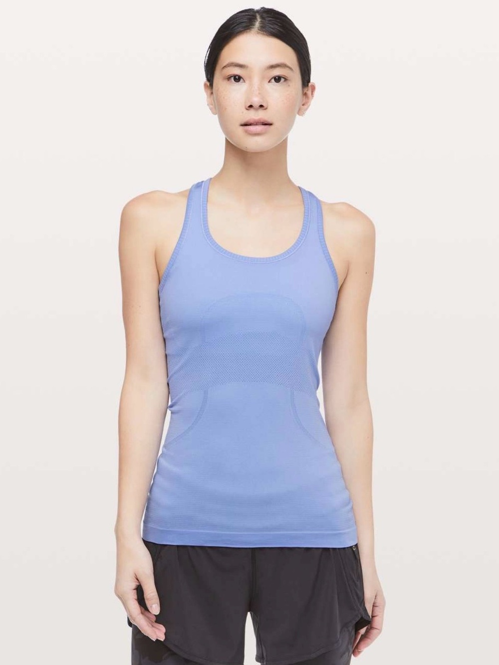 lululemon athletica Periwinkle Seamless Performance Tank ( minor detail see pics